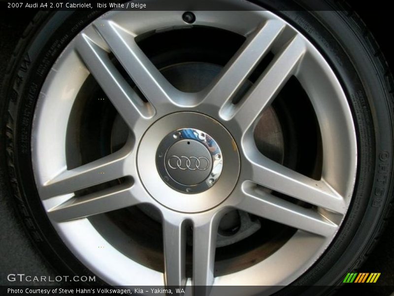 Ibis White / Beige 2007 Audi A4 2.0T Cabriolet