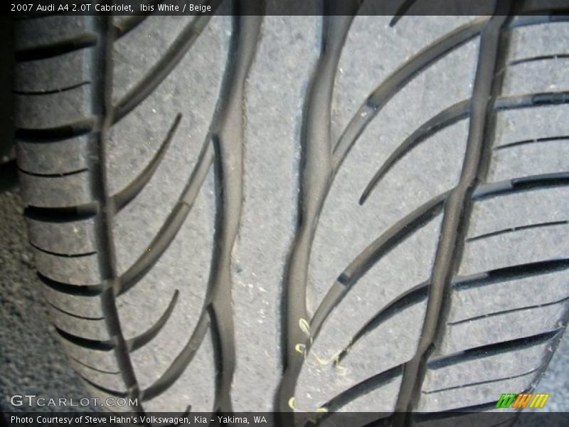 Ibis White / Beige 2007 Audi A4 2.0T Cabriolet