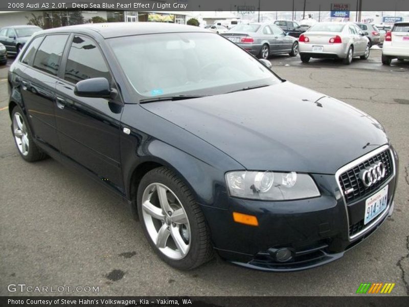 Deep Sea Blue Pearl Effect / Light Gray 2008 Audi A3 2.0T