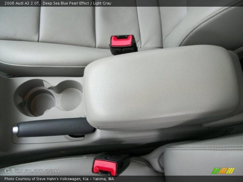 Deep Sea Blue Pearl Effect / Light Gray 2008 Audi A3 2.0T