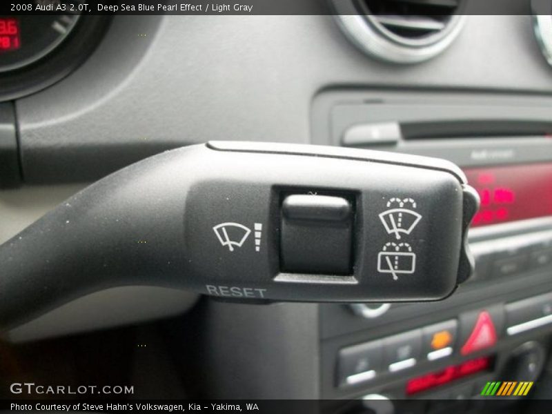 Deep Sea Blue Pearl Effect / Light Gray 2008 Audi A3 2.0T