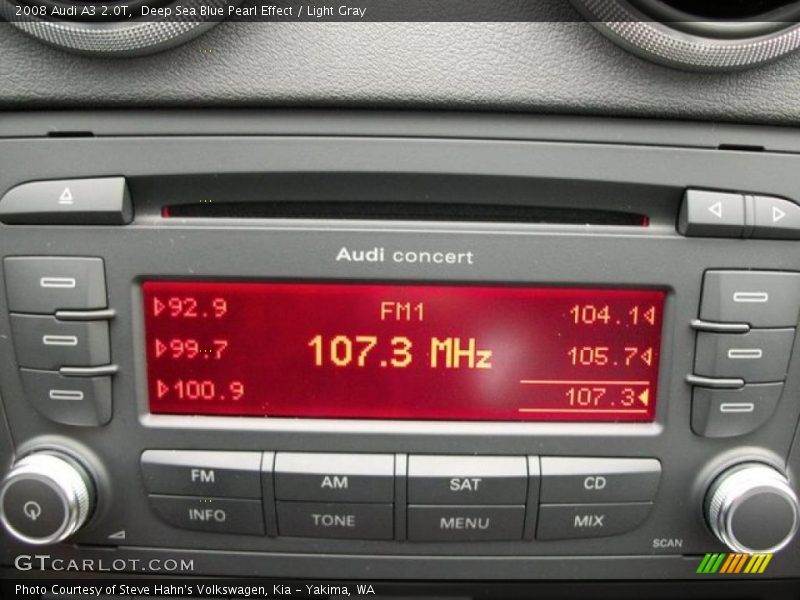 Controls of 2008 A3 2.0T