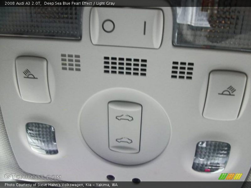 Deep Sea Blue Pearl Effect / Light Gray 2008 Audi A3 2.0T