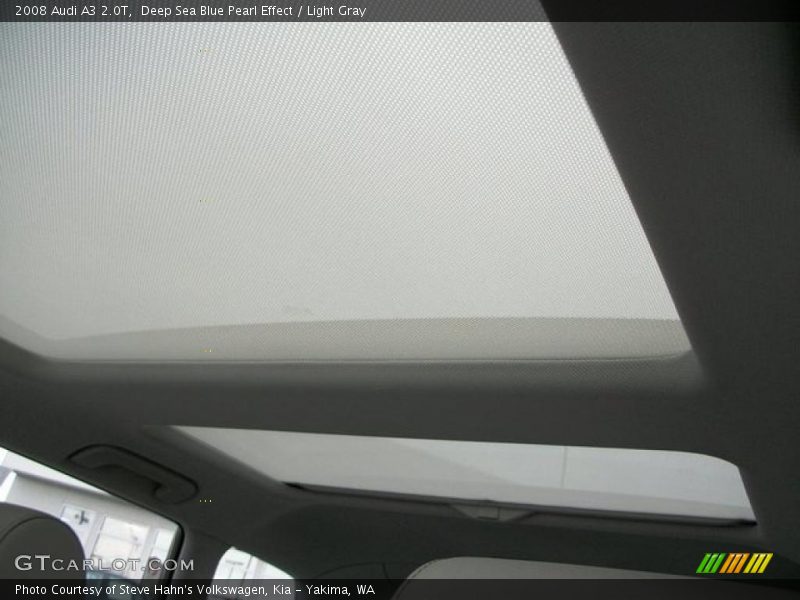 Deep Sea Blue Pearl Effect / Light Gray 2008 Audi A3 2.0T