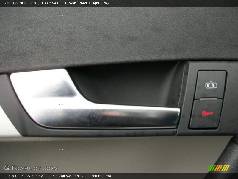 Deep Sea Blue Pearl Effect / Light Gray 2008 Audi A3 2.0T