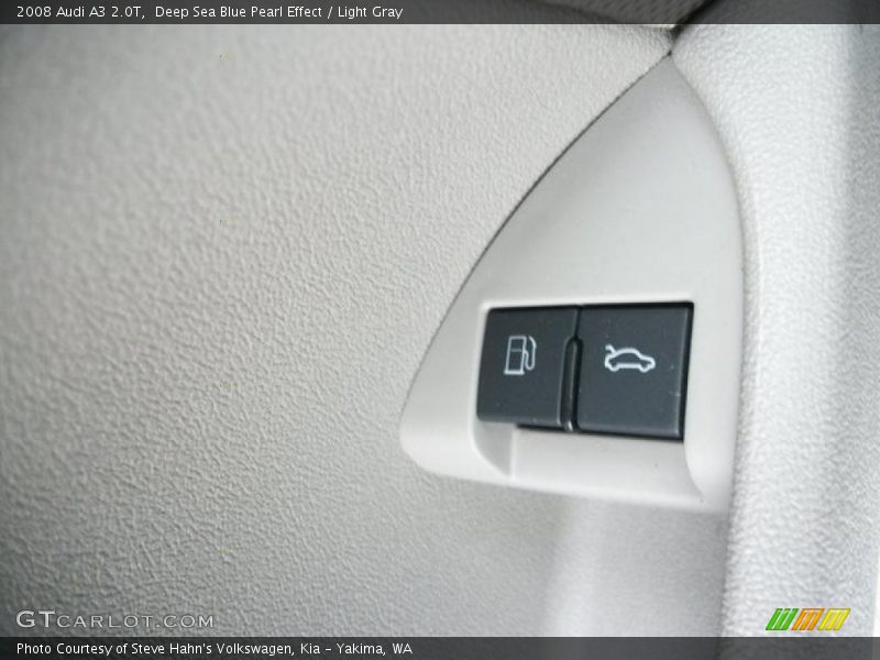 Deep Sea Blue Pearl Effect / Light Gray 2008 Audi A3 2.0T