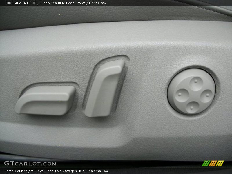 Deep Sea Blue Pearl Effect / Light Gray 2008 Audi A3 2.0T