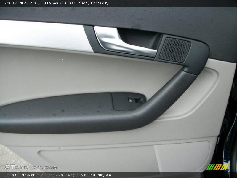 Deep Sea Blue Pearl Effect / Light Gray 2008 Audi A3 2.0T