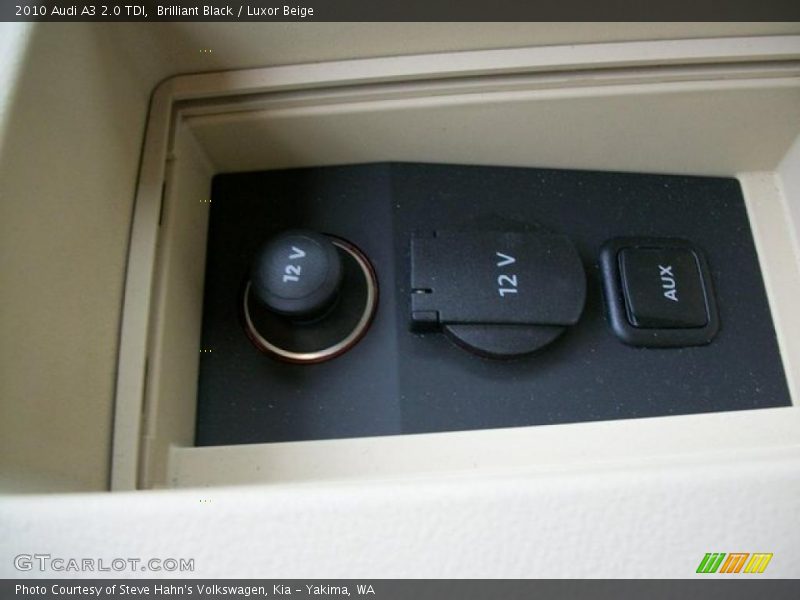 Brilliant Black / Luxor Beige 2010 Audi A3 2.0 TDI