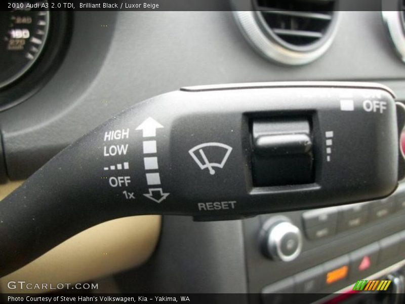 Controls of 2010 A3 2.0 TDI