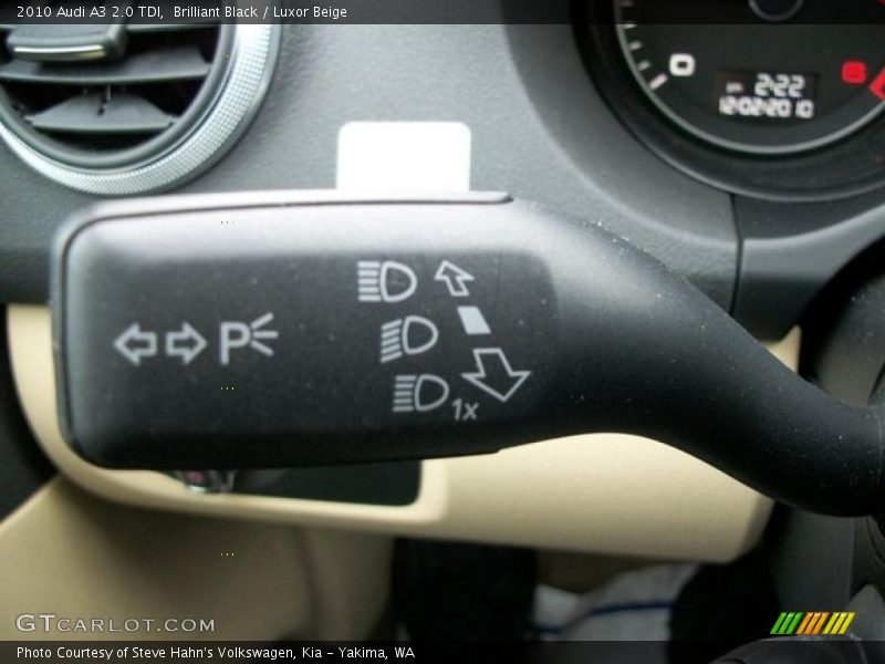Controls of 2010 A3 2.0 TDI