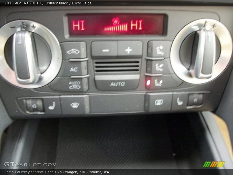 Controls of 2010 A3 2.0 TDI