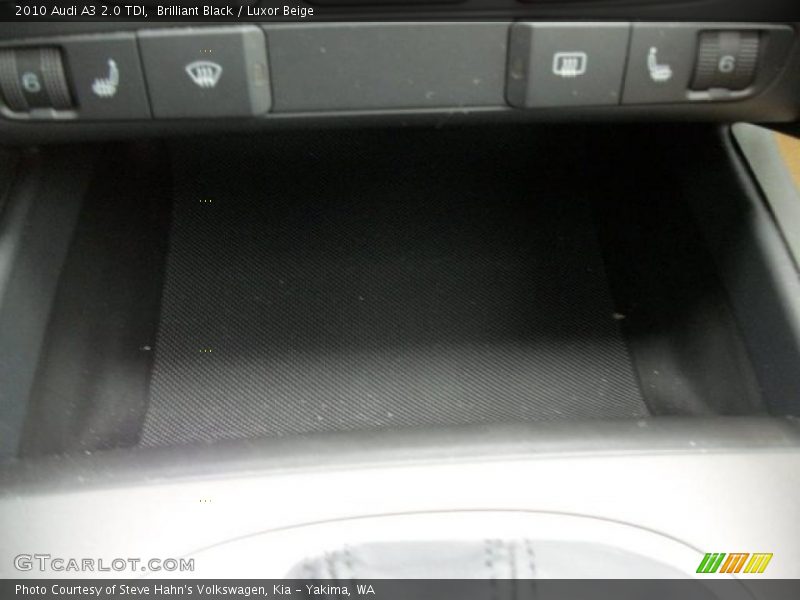 Brilliant Black / Luxor Beige 2010 Audi A3 2.0 TDI