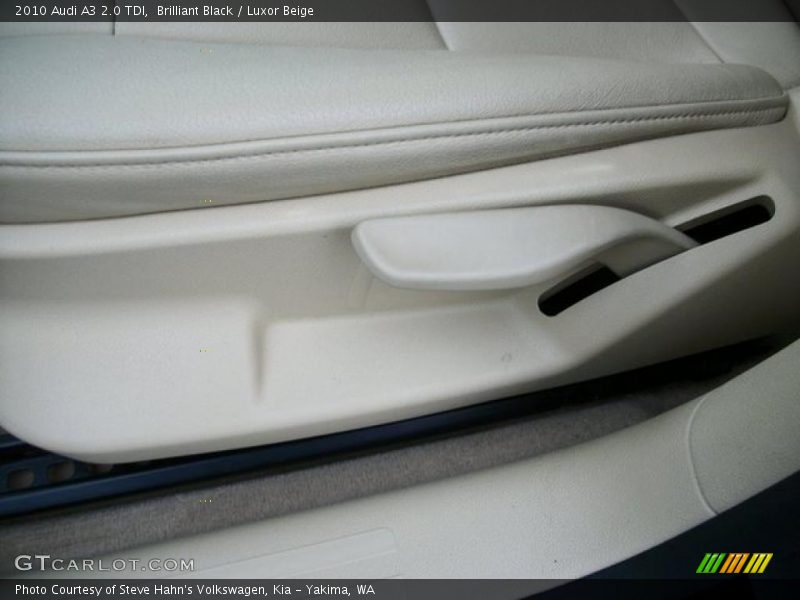 Brilliant Black / Luxor Beige 2010 Audi A3 2.0 TDI