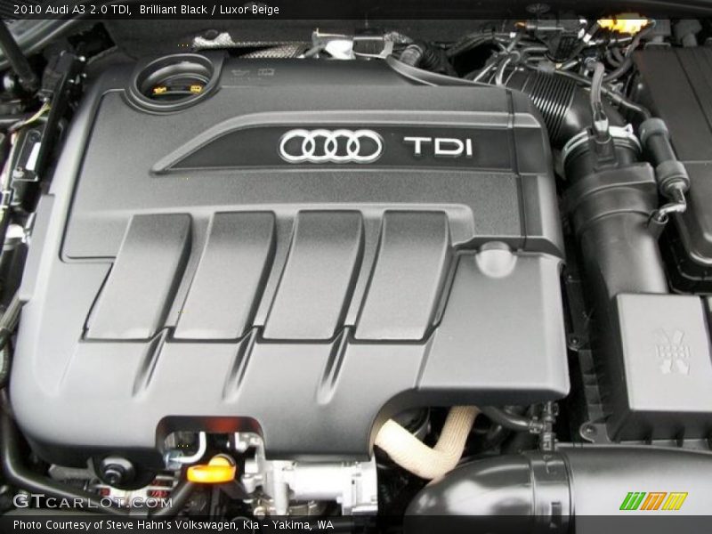  2010 A3 2.0 TDI Engine - 2.0 Liter TDI VTG Turbocharged DOHC 16-Valve Diesel 4 Cylinder