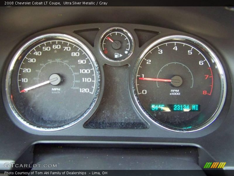 Ultra Silver Metallic / Gray 2008 Chevrolet Cobalt LT Coupe