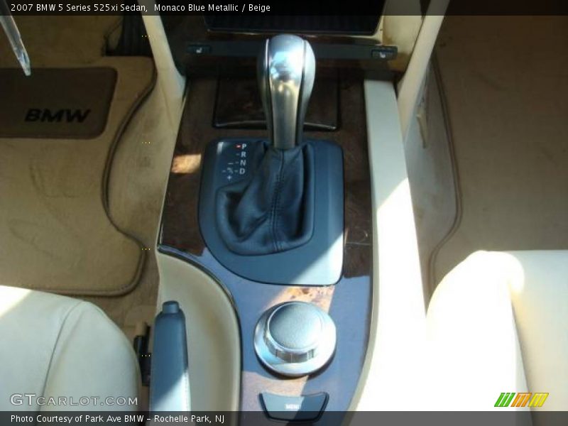 Monaco Blue Metallic / Beige 2007 BMW 5 Series 525xi Sedan