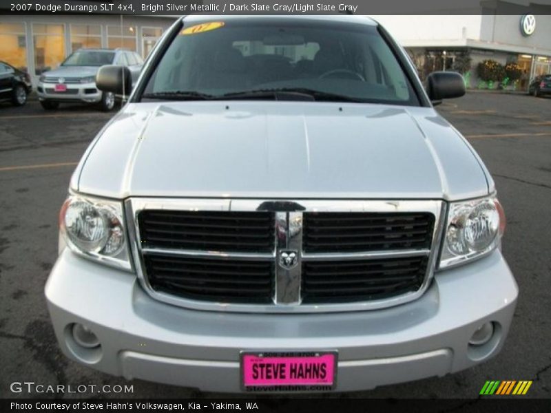 Bright Silver Metallic / Dark Slate Gray/Light Slate Gray 2007 Dodge Durango SLT 4x4