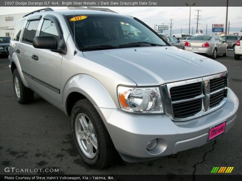 Bright Silver Metallic / Dark Slate Gray/Light Slate Gray 2007 Dodge Durango SLT 4x4