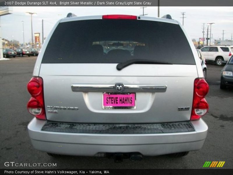 Bright Silver Metallic / Dark Slate Gray/Light Slate Gray 2007 Dodge Durango SLT 4x4