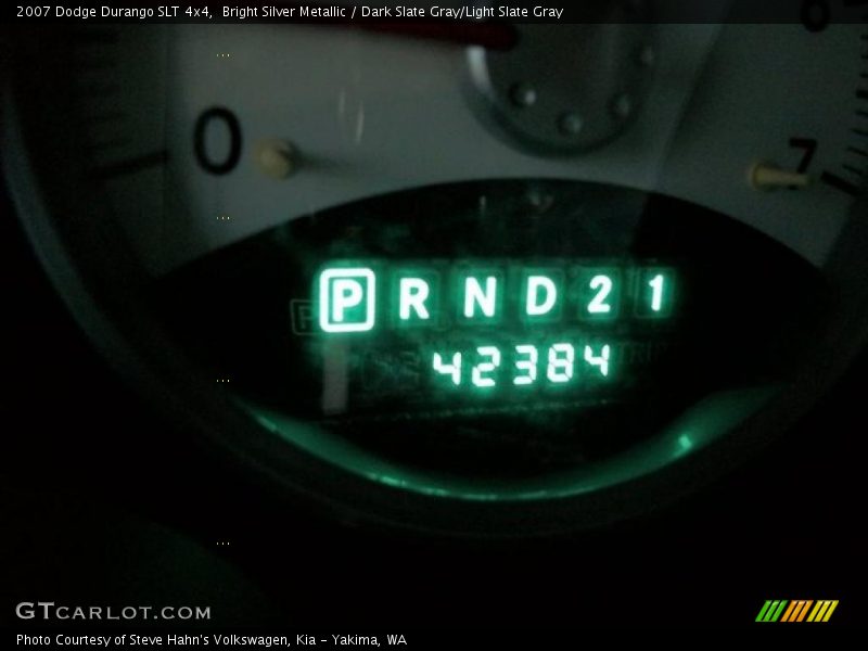 Bright Silver Metallic / Dark Slate Gray/Light Slate Gray 2007 Dodge Durango SLT 4x4
