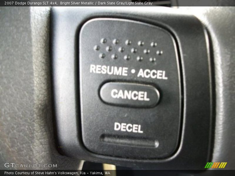 Bright Silver Metallic / Dark Slate Gray/Light Slate Gray 2007 Dodge Durango SLT 4x4