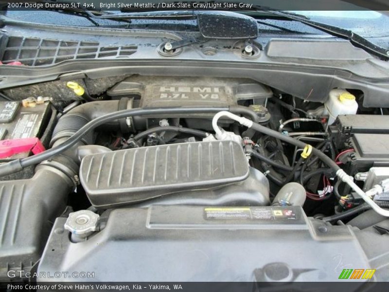 Bright Silver Metallic / Dark Slate Gray/Light Slate Gray 2007 Dodge Durango SLT 4x4