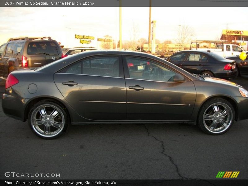 Granite Metallic / Ebony 2007 Pontiac G6 Sedan