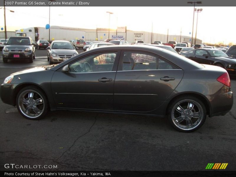Granite Metallic / Ebony 2007 Pontiac G6 Sedan