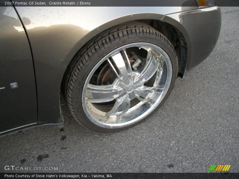 Granite Metallic / Ebony 2007 Pontiac G6 Sedan