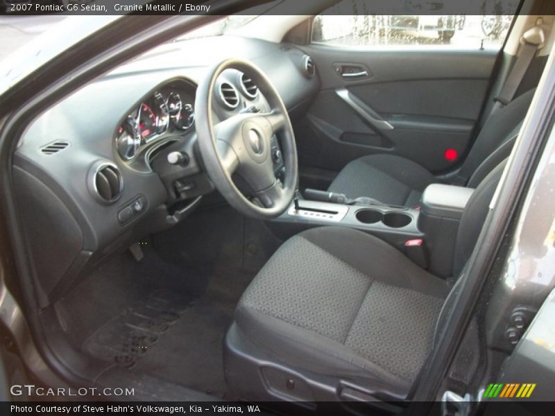 Granite Metallic / Ebony 2007 Pontiac G6 Sedan
