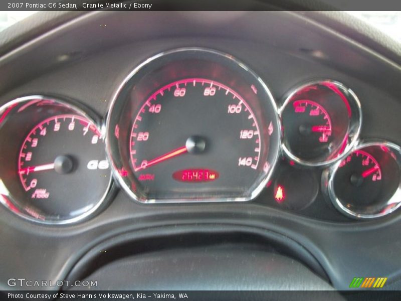 Granite Metallic / Ebony 2007 Pontiac G6 Sedan