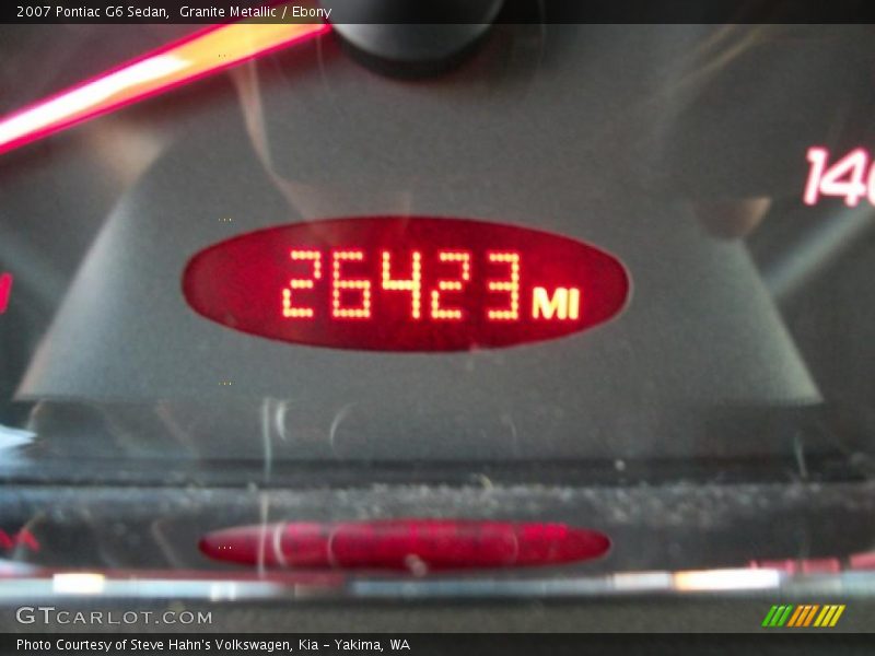 Granite Metallic / Ebony 2007 Pontiac G6 Sedan