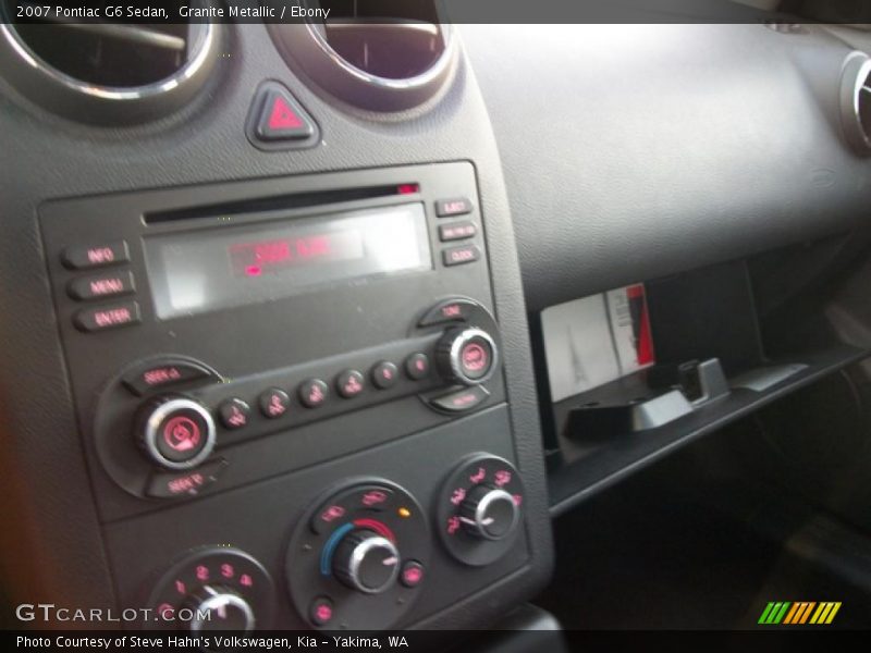 Granite Metallic / Ebony 2007 Pontiac G6 Sedan
