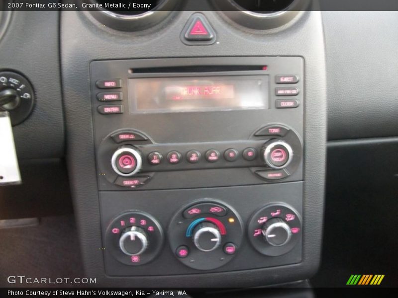 Granite Metallic / Ebony 2007 Pontiac G6 Sedan