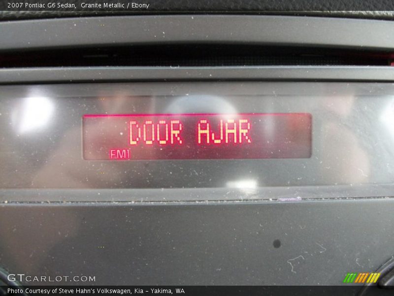 Granite Metallic / Ebony 2007 Pontiac G6 Sedan