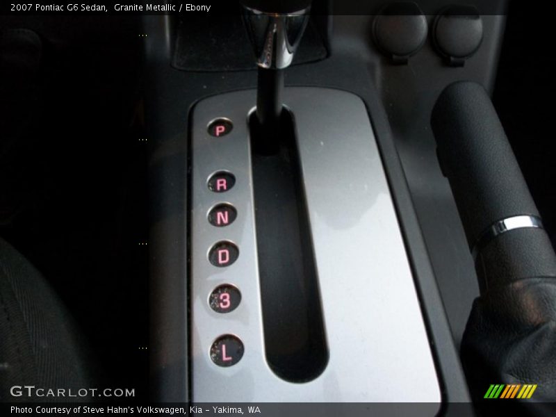 Granite Metallic / Ebony 2007 Pontiac G6 Sedan