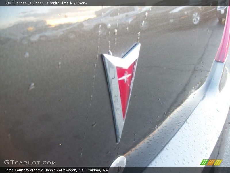 Granite Metallic / Ebony 2007 Pontiac G6 Sedan
