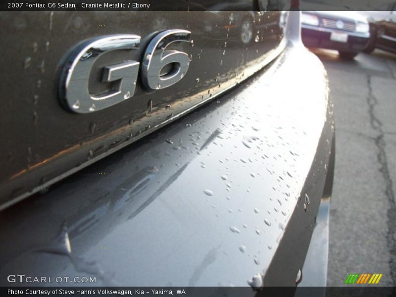 Granite Metallic / Ebony 2007 Pontiac G6 Sedan