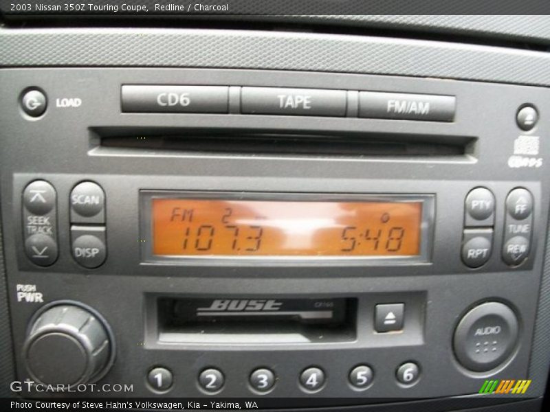 Redline / Charcoal 2003 Nissan 350Z Touring Coupe