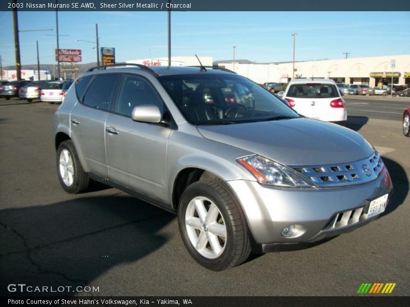 Sheer Silver Metallic / Charcoal 2003 Nissan Murano SE AWD