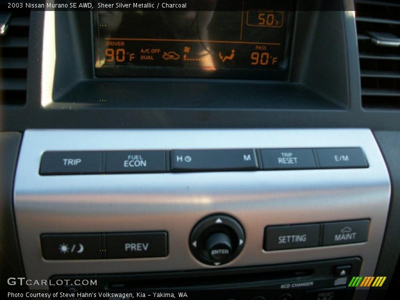 Sheer Silver Metallic / Charcoal 2003 Nissan Murano SE AWD