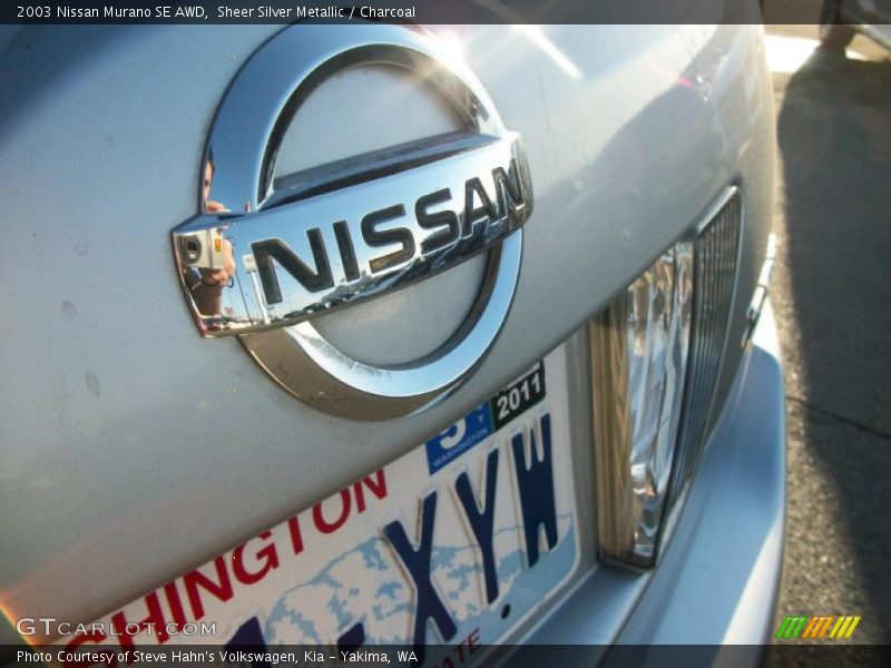 Sheer Silver Metallic / Charcoal 2003 Nissan Murano SE AWD