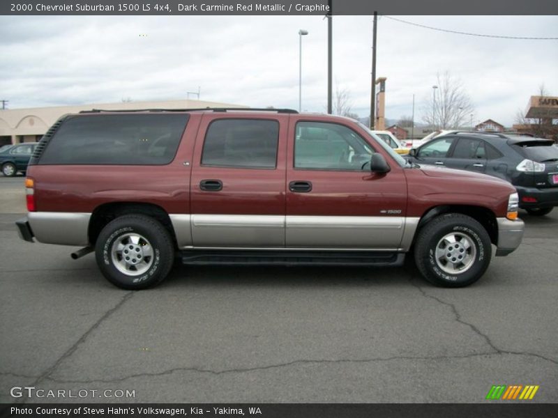  2000 Suburban 1500 LS 4x4 Dark Carmine Red Metallic