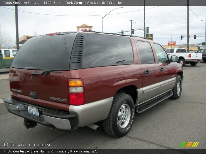  2000 Suburban 1500 LS 4x4 Dark Carmine Red Metallic