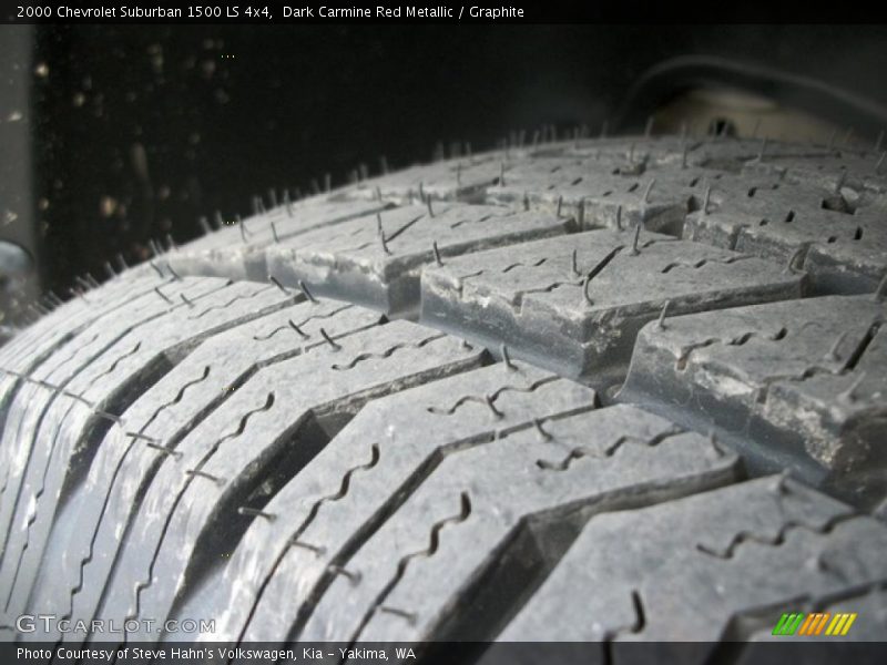 Dark Carmine Red Metallic / Graphite 2000 Chevrolet Suburban 1500 LS 4x4