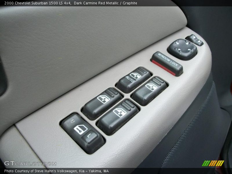 Dark Carmine Red Metallic / Graphite 2000 Chevrolet Suburban 1500 LS 4x4