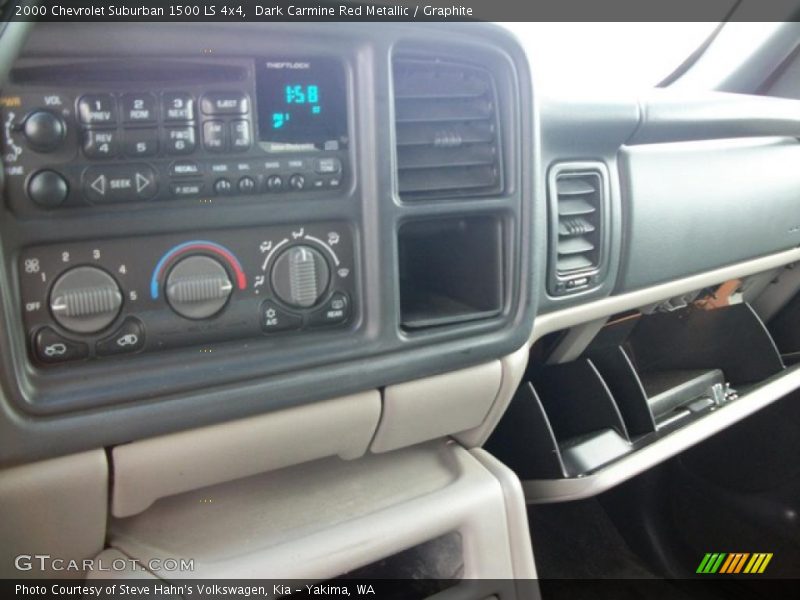 Dark Carmine Red Metallic / Graphite 2000 Chevrolet Suburban 1500 LS 4x4