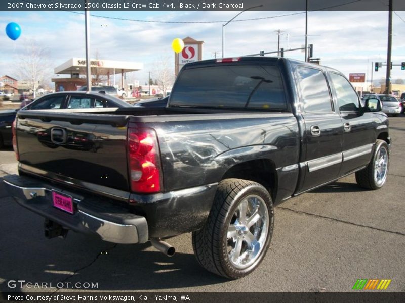 Black / Dark Charcoal 2007 Chevrolet Silverado 1500 Classic LS Crew Cab 4x4