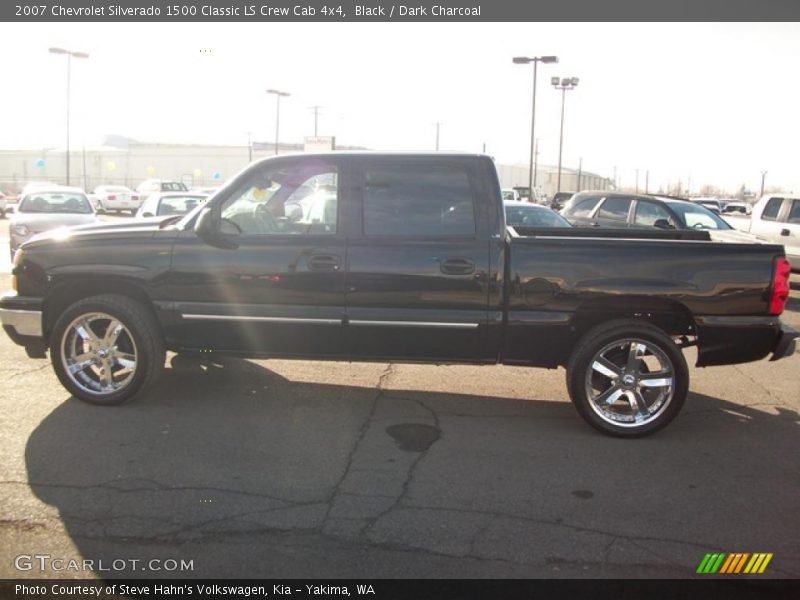 Black / Dark Charcoal 2007 Chevrolet Silverado 1500 Classic LS Crew Cab 4x4